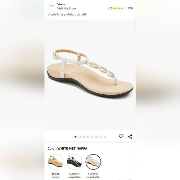 Vionic Lizbeth T-strap Orthotic Sandal - Picture 11 of 11